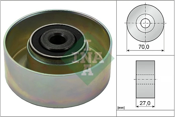 Deflection/Guide Pulley, V-ribbed belt